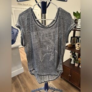 Gray Women's Top Led Zeppelin